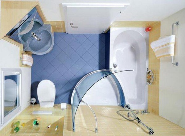 Дизайн ванної 4 кв. м: використовуємо простір по максимуму