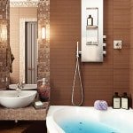 Розкладка плитки у ванній: 70 фото дизайну інтерєрів