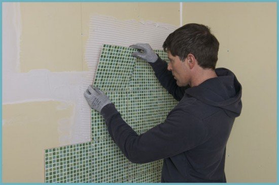 Як треба клеїти плитку на гіпсокартон