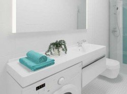 Вибираємо стільницю для раковини і пральної машини в ванну кімнату Вибираємо стільницю для раковини і пральної машини в ванну кімнату