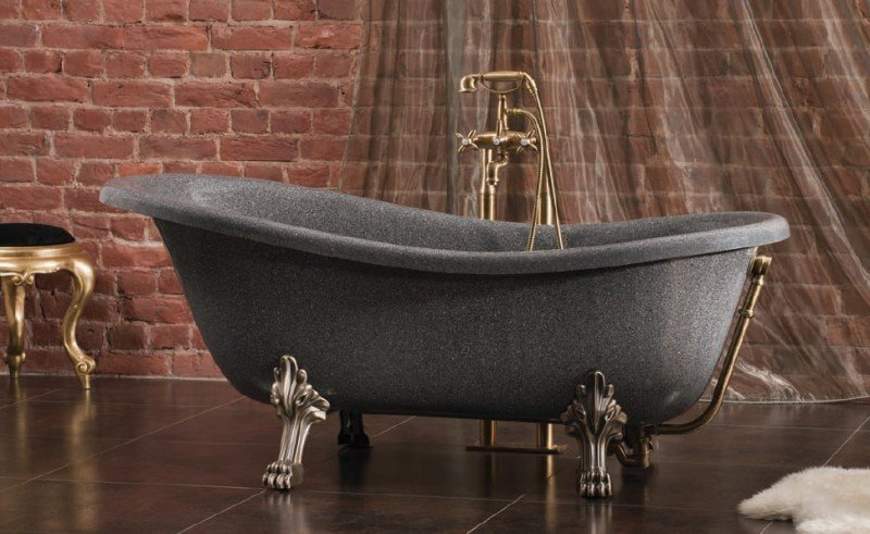 Ванна з штучного каменю: особливості сантехніки з полімерних бетонів Ванна з штучного каменю: особливості сантехніки з полімерних бетонів