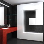 Кахель для ванної кімнати: фото поєднання кольорів