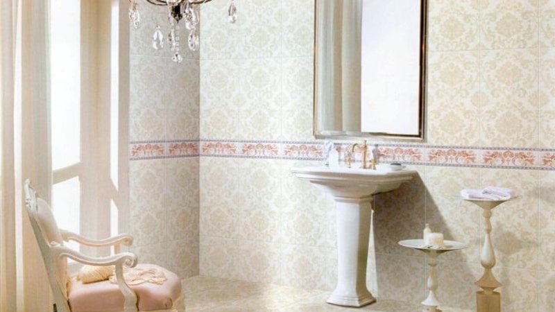 Китайська плитка для ванної кімнати: колекція фото