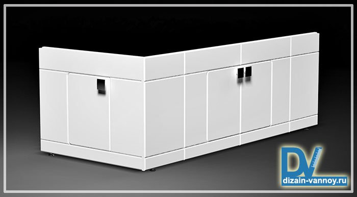 Нестандартні екрани для ванн види, установка і виготовлення Нестандартні екрани для ванн види, установка і виготовлення