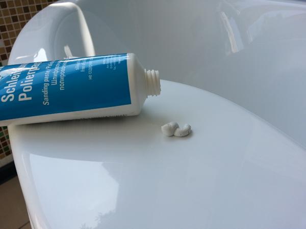 Як робиться полірування акрилової ванни своїми руками