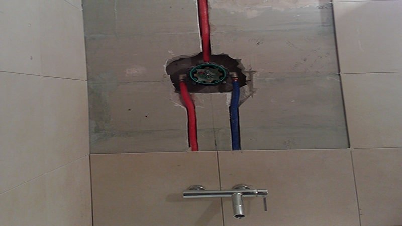 Вбудовуваний змішувач для душу прихованого монтажу