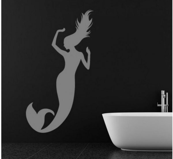 Наклейки на стіну у ванну кімнату — види і дизайн (відео, фото)