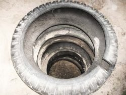 Економічна зливна яма з покришок своїми руками: поетапна технологія пристрою