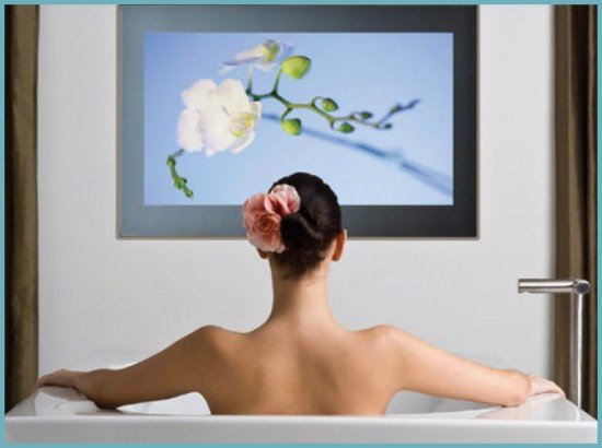 Телевізор для ванної кімнати: основні правила вибору і установки