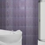 3Д плитка у ванну: фото дизайну