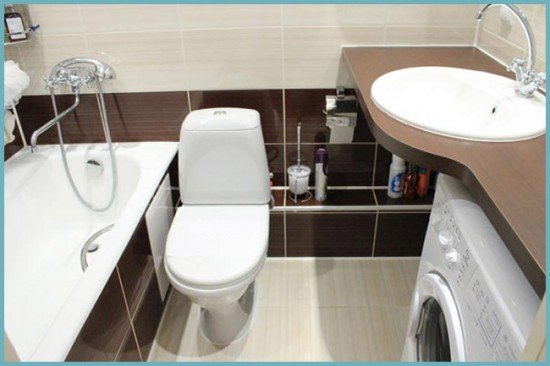 Раковина латаття: вибираємо і розміщуємо над пральною машиною