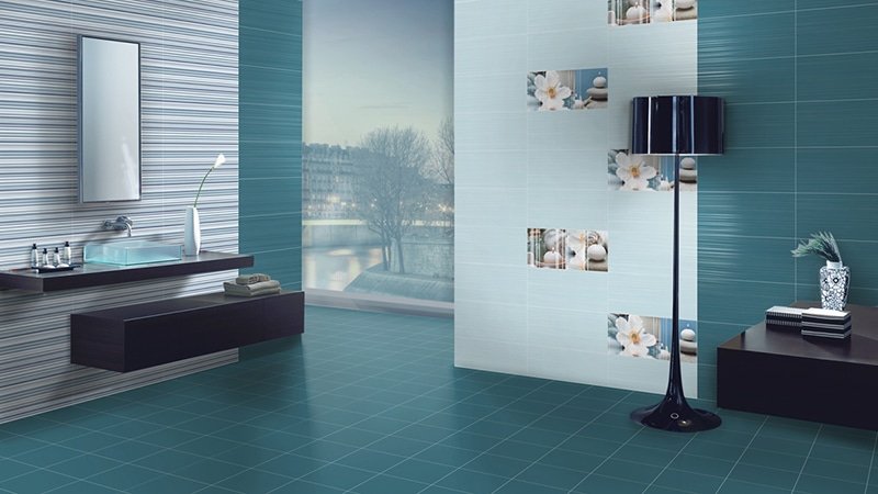 Плитка для ванної кімнати: колекція фото