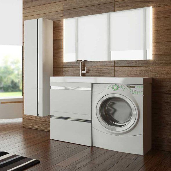 Вибираємо стільницю для раковини і пральної машини в ванну кімнату Вибираємо стільницю для раковини і пральної машини в ванну кімнату