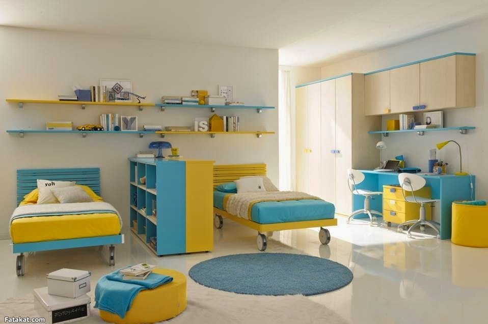 Дизайн дитячої кімнати для двох хлопчиків одного і різного віку