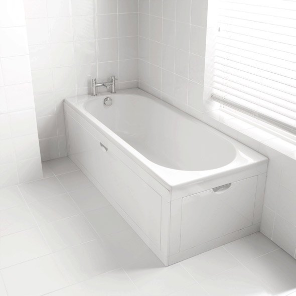 Екран під ванну з пластикових панелей: робимо своїми руками