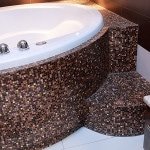 Плитка мозаїка для ванної кімнати: фото дизайну інтерєру