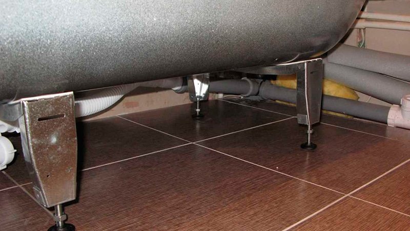 Установка ванни своїми руками