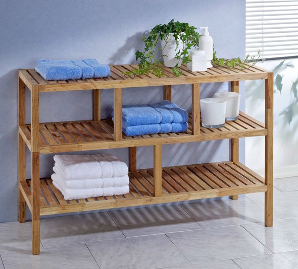 Як вибрати етажерку для ванної кімнати: розбираємося у видах і матеріалах