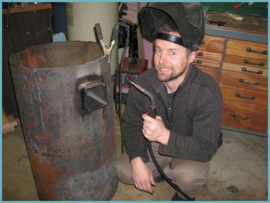 Печі для лазні своїми руками з труби: креслення, відео та фото