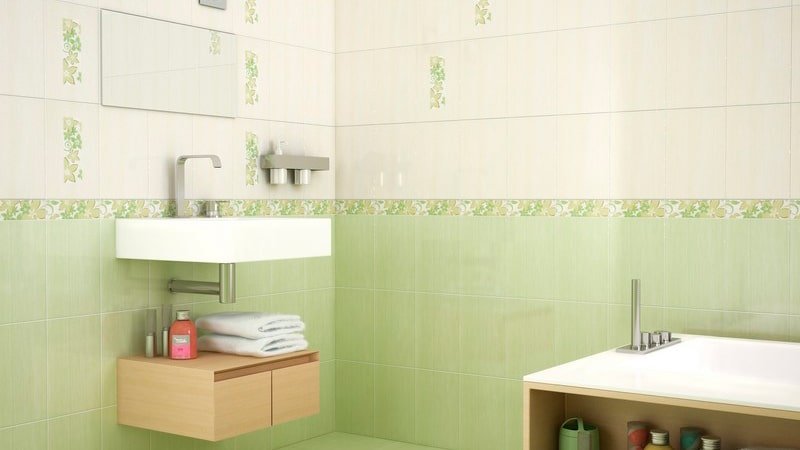 Розміри плитки для ванної кімнати