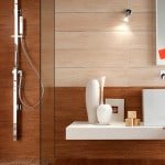 Плитка під дерево у ванній: фото приклад обробки ванної деревом