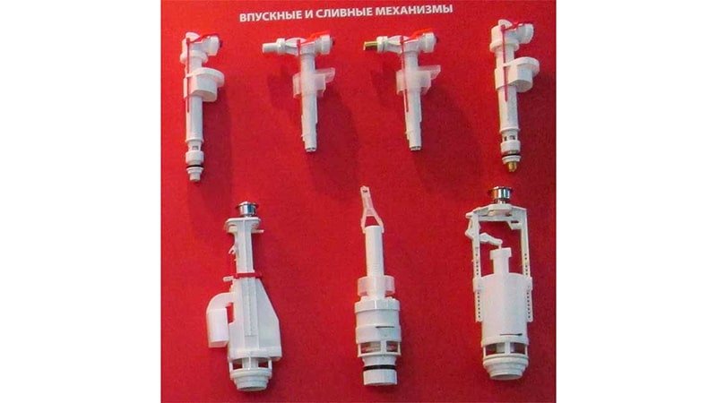 Арматура бачка для унітазу: встановлення і регулювання