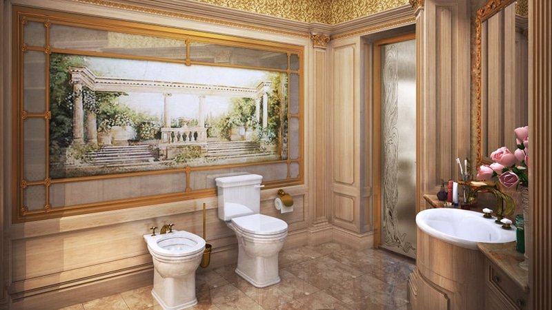 Плитка для туалету: фото дизайн інтерєру