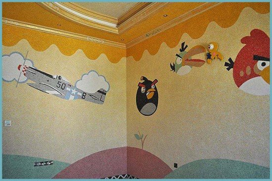 Як зробити картину або малюнок рідкими шпалерами