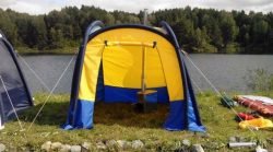 Похідна лазня з намету і поліетилену: робимо своїми руками Похідна лазня з намету і поліетилену: робимо своїми руками