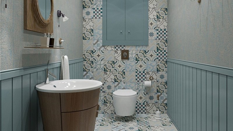 Плитка для туалету: фото дизайн інтерєру