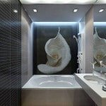 Кахель для ванної кімнати: фото поєднання кольорів