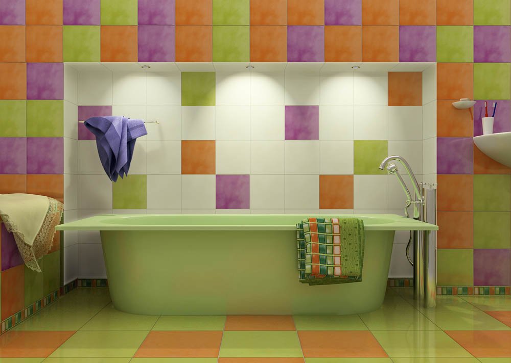 Дизайн плитки у ванній