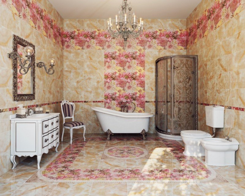 Керамічна плитка з малюнком: види і застосування