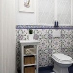 Панно з плитки для ванної кімнати: фото інтерєру