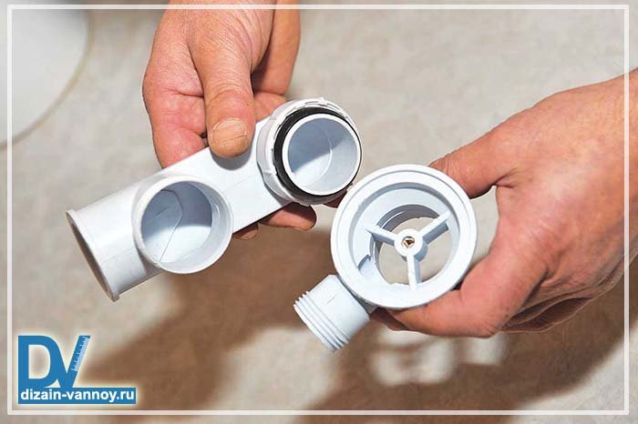 Як підєднати ванну до каналізації   схема підключення і інструкція