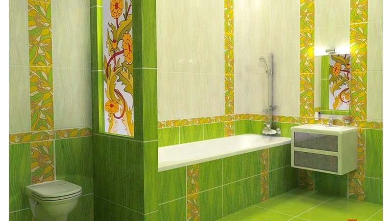 Плитка для ванної кімнати: фото дизайн інтерєру