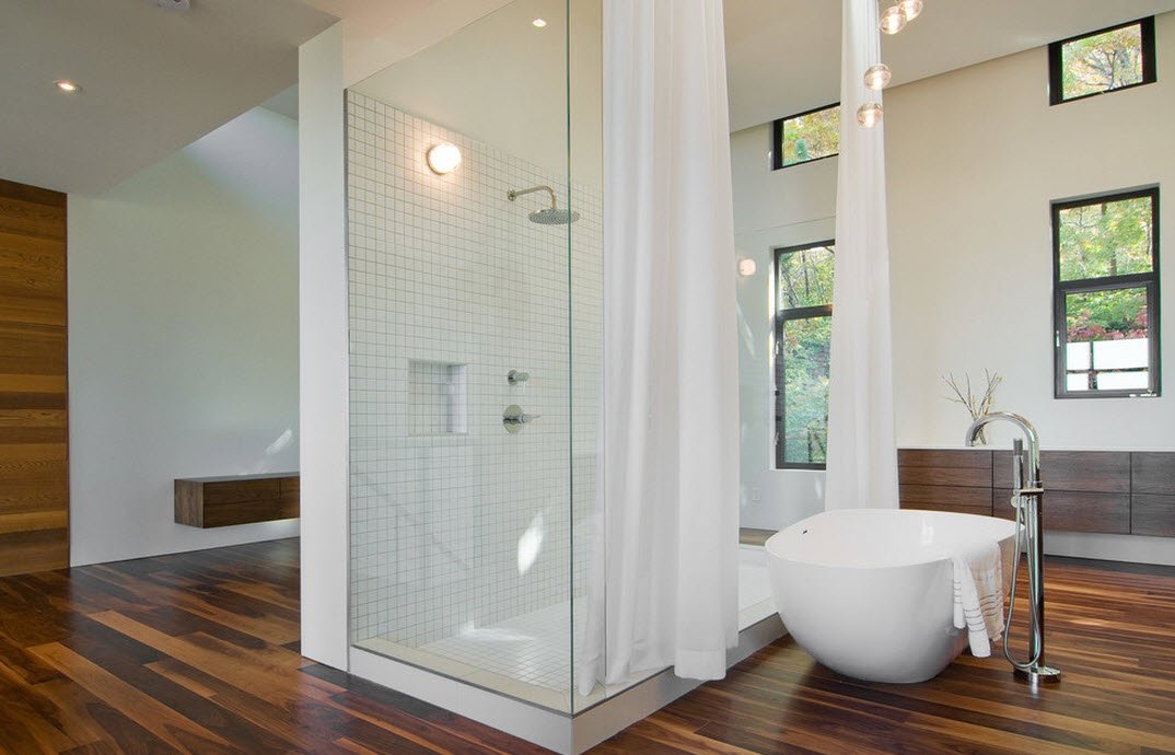 Ванна кімната дизайн, багато готових рішень