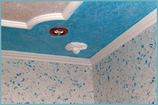 Як правильно наносити (клеїти) рідкі шпалери на стіну і стелю