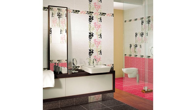 Керамічна плитка для ванної: дизайн, фото колекція