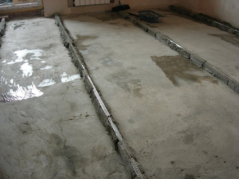 Стяжка виправить всі нерівності підлоги