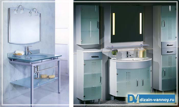 Скляні меблі для ванної кімнати   переваги і недоліки скла
