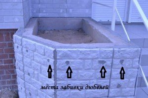Облицювання штучним каменем. Помилки