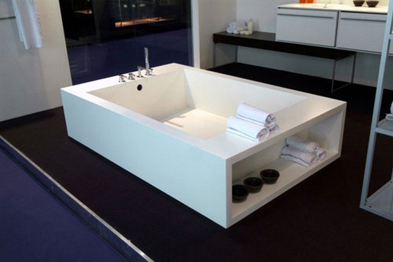 Ванна з штучного каменю: особливості сантехніки з полімерних бетонів Ванна з штучного каменю: особливості сантехніки з полімерних бетонів