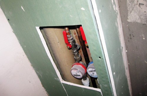 Короб для труб у ванній з гіпсокартону: розкрій, збирання, обробка