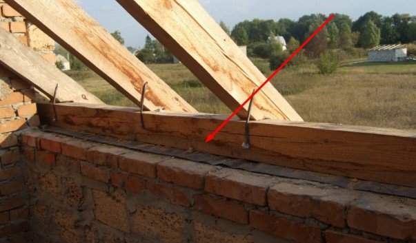 Пристрій односхилого даху
