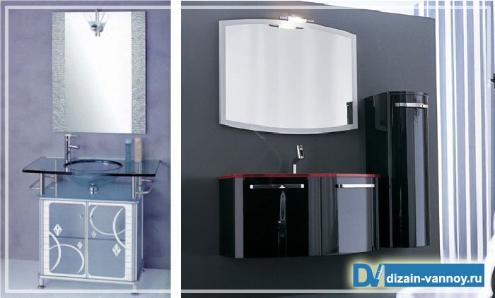 Скляні меблі для ванної кімнати   переваги і недоліки скла