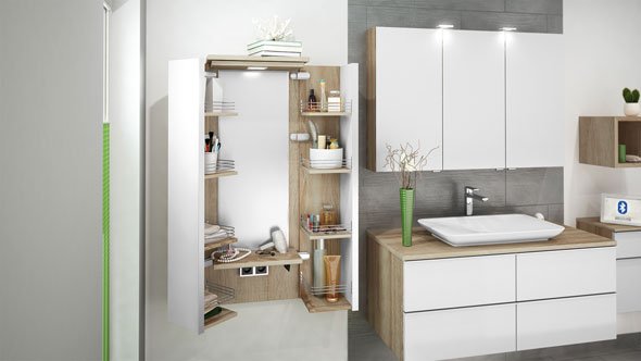 Як вибрати етажерку для ванної кімнати: розбираємося у видах і матеріалах