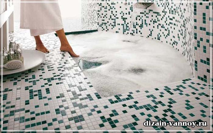 Плитка напольная для ванної кімнати, фото і види кахлю