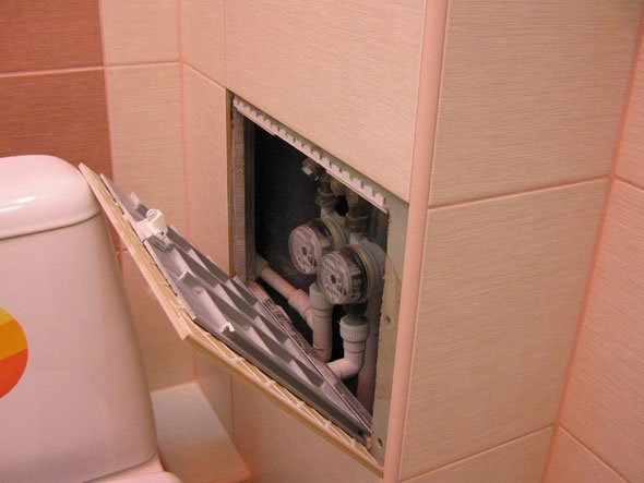 Сантехнічний шафа в туалеті: цікаві рішення та варіанти Сантехнічний шафа в туалеті: цікаві рішення та варіанти