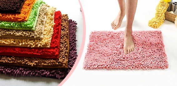 Килимок для ванної кімнати нековзний, як вибрати і які види